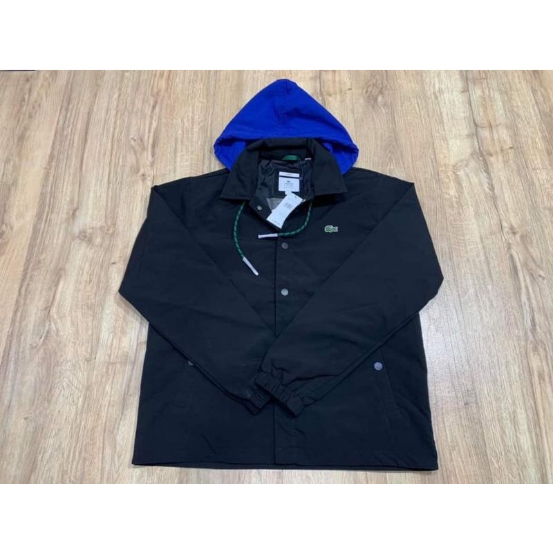 Áo khoác có mũ trùm đầu phối màu Lacoste BH2770-52G