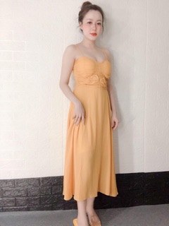 Đầm maxi nhúng ngực
