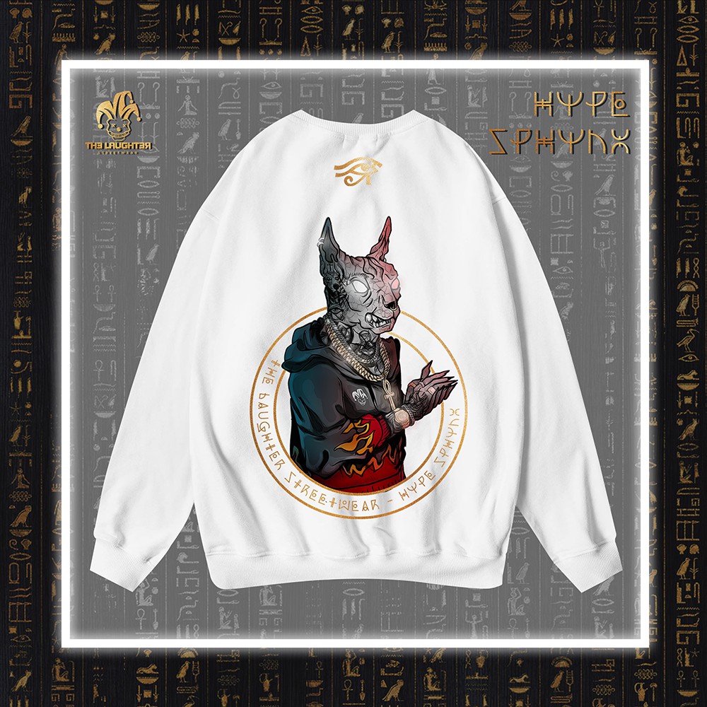 The Laughter - HYPE SPHYNX Áo DÀI TAY SWEATER - NỈ DA CÁ | BigBuy360 - bigbuy360.vn