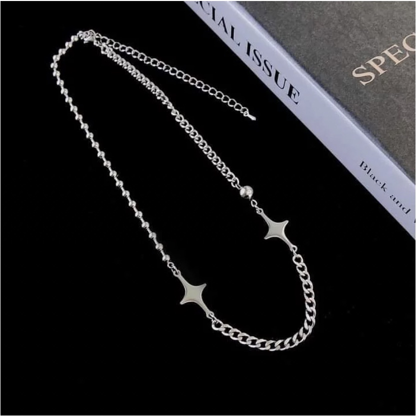 Dây chuyền bi wussest titan silver DC041