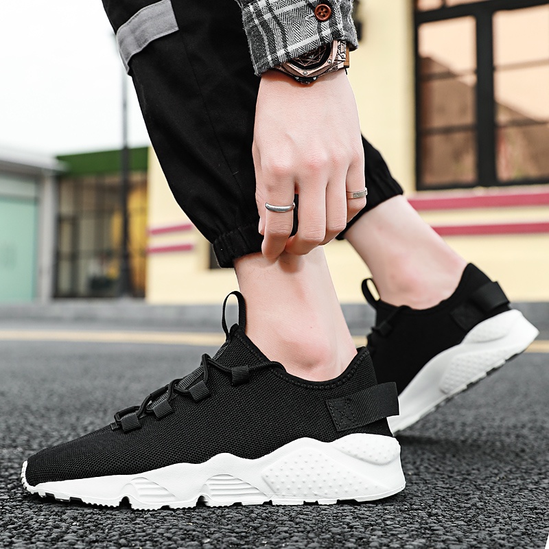 Giày Thể Thao Phối Lưới Thoáng Khí Siêu Nhẹ Thiết Kế Thoáng Khí Thời Trang Cho Nam Size 39~48