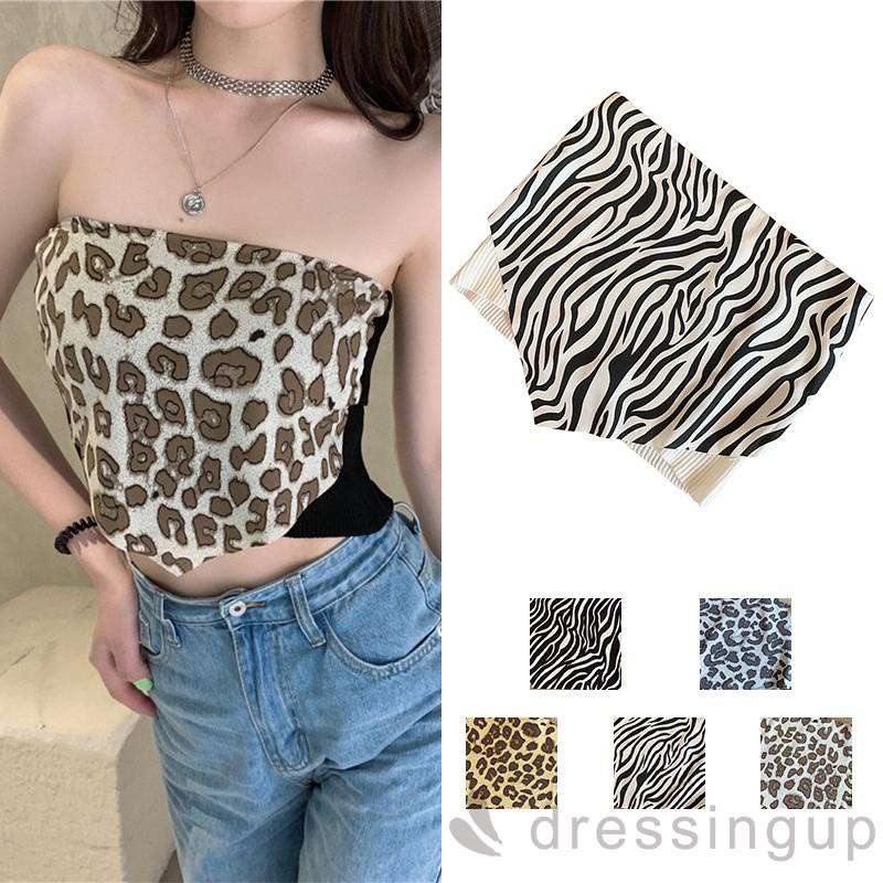 Áo Ống Không Tay Họa Tiết Da Báo / Ngựa Vằn Thời Trang Cho Nữ | BigBuy360 - bigbuy360.vn