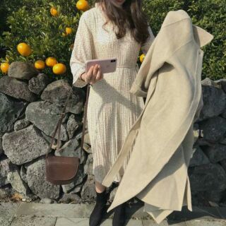 🐽 order taobao 🐽 váy chấm bi vintage