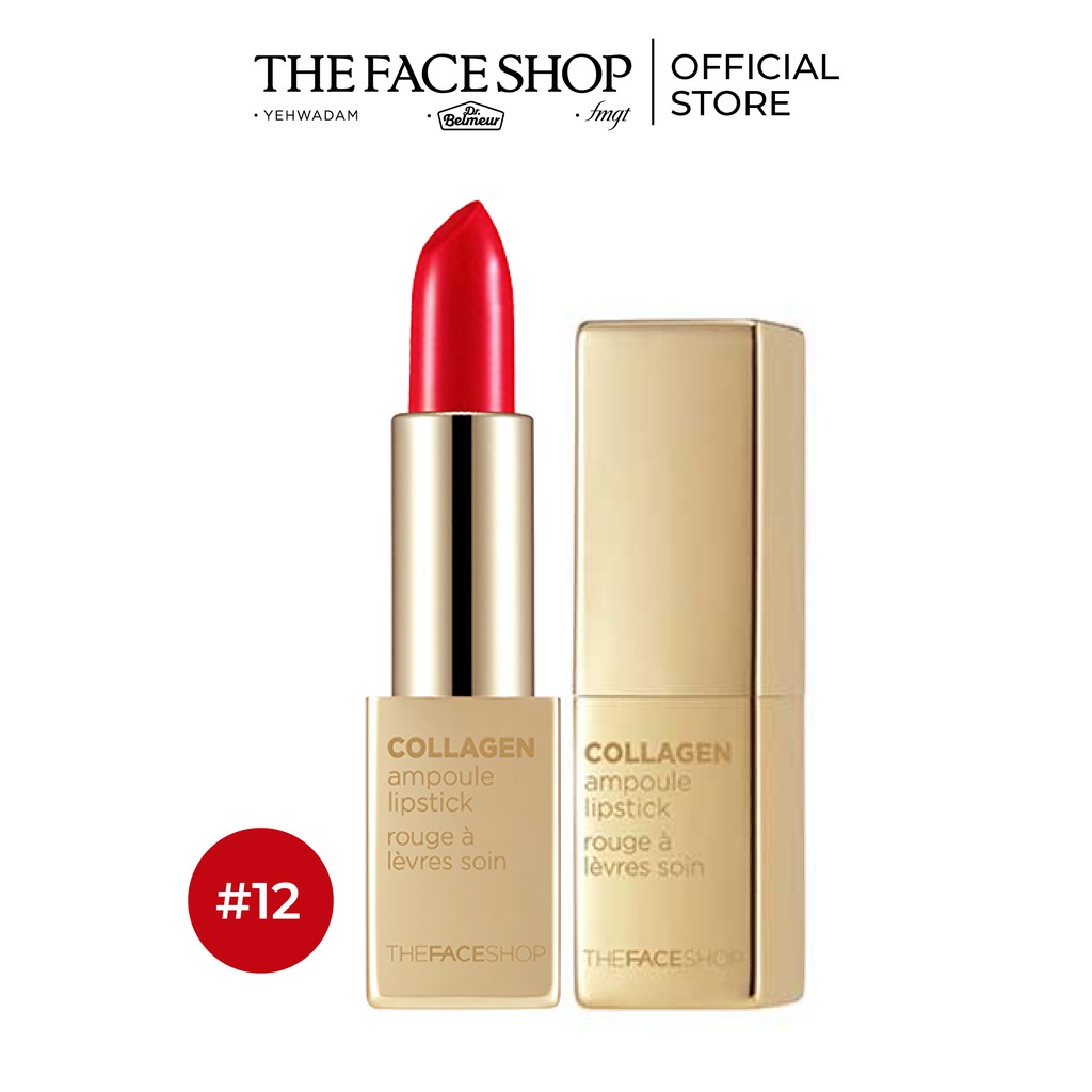 Son Môi Trang Điểm TheFaceShop Collagen Ampoule Lipstick 3.5g