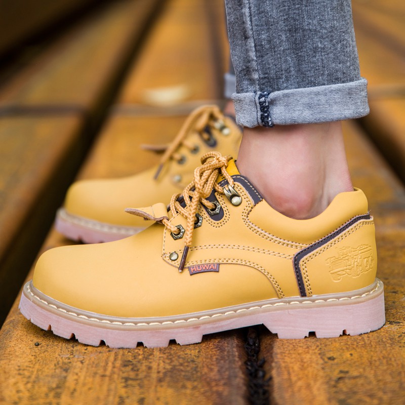 Giày Boot Nam Cổ Ngắn Thời Trang Hàn Quốc | BigBuy360 - bigbuy360.vn
