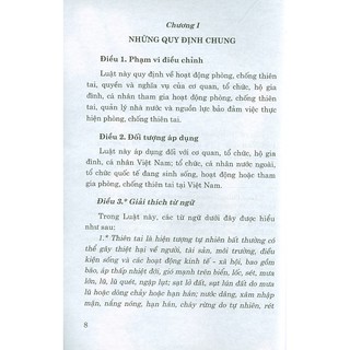 Luật Phòng, Chống Thiên Tai