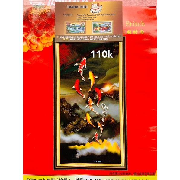 tranh thêu chữ thập hãng monalisa chuẩn đẹp