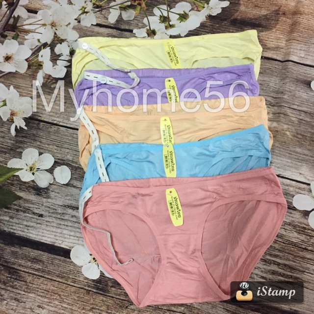 Quần lót bầu cotton có điều chỉnh cúc 1c