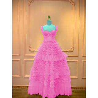 ✨ Đầm maxi tầng tay dúm✨
