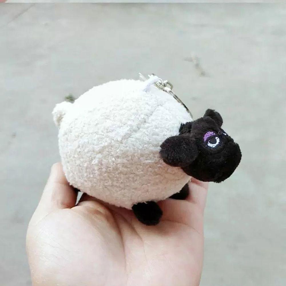 Móc Khóa Hình Cừu Nhồi Bông Đáng Yêu