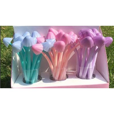 Bút nấm đổi màu D220 viết gel hoạt hình dễ thương kute