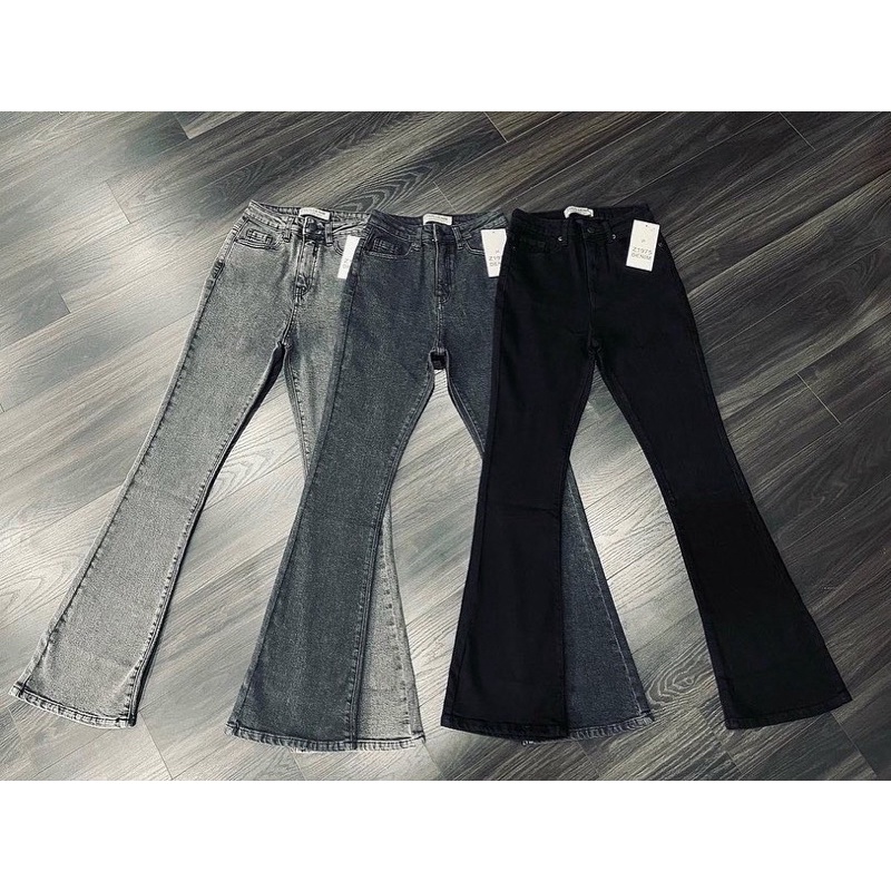 Quần bò ống loe dáng dài , quần bò dáng loe dài 106p
