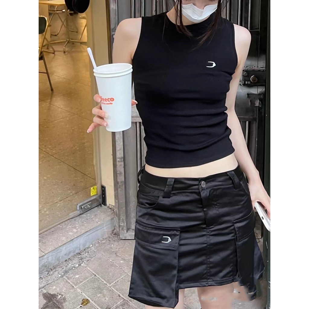 ۞Áo Hai Dây Không Tay Dáng Ôm Thời Trang Mùa Hè Quyến Rũ Cho Nữ