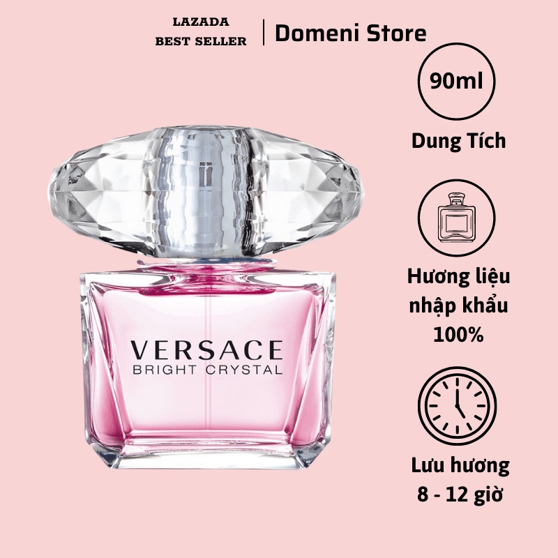 Nước Hoa Nữ Thơm Lâu Verseca Hồng 100ml Hương Thơm Ngọt Ngào, Nhẹ Nhàng, Lưu hương 12h - Nuoc Hoa nu