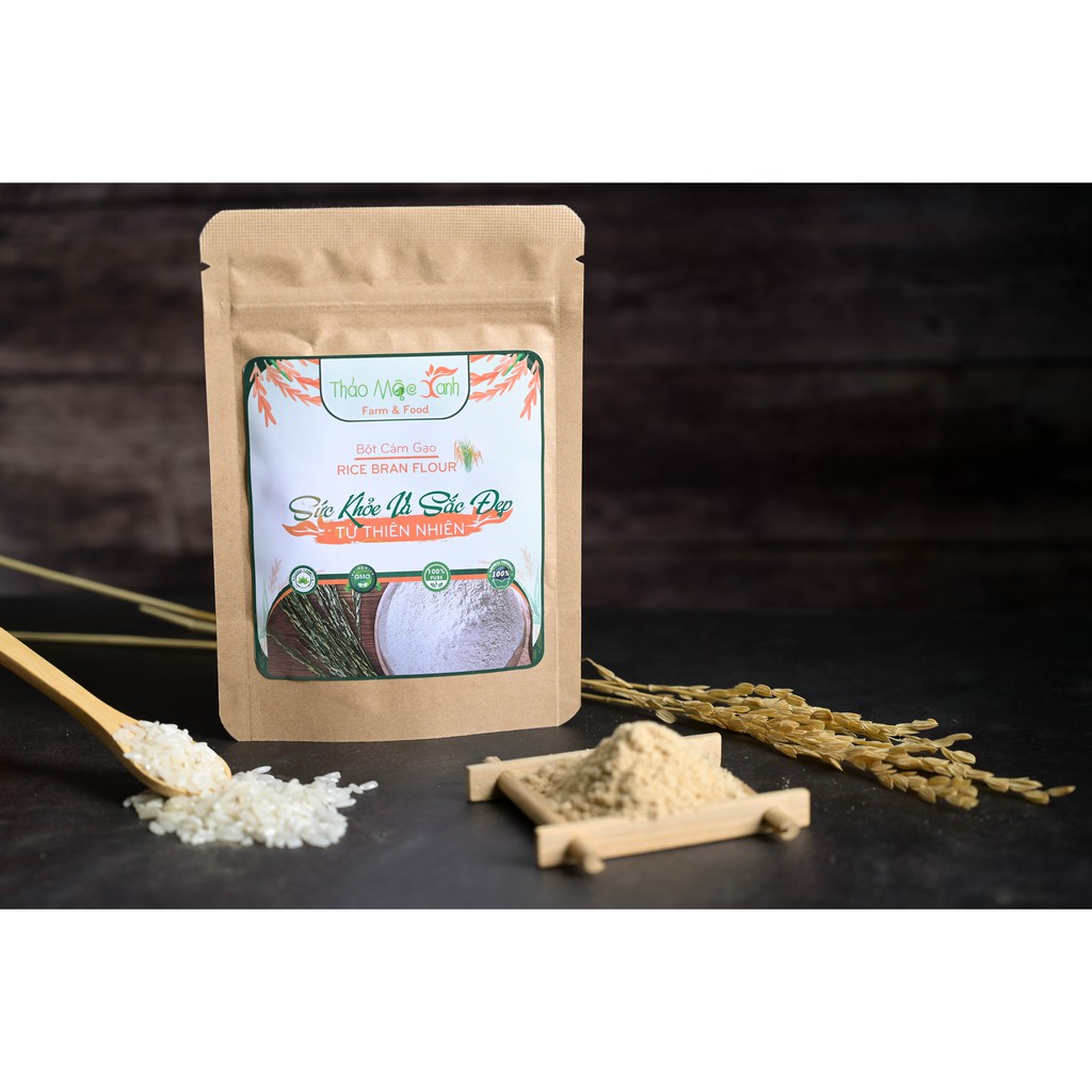 Bột tinh cám gạo nhà làm 100g.