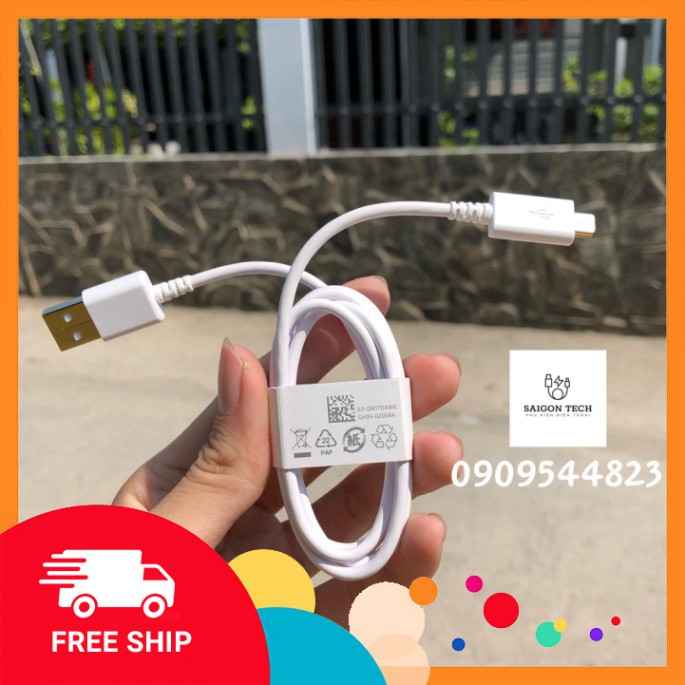 Chính Hãng Combo Bộ Cục Củ Sạc và Dây Cáp Sạc Nhanh Samsung Cổng Micro USB 🔥Zin🔥 Tương Thích Các Dòng S7/A6/A7/A10/J3/