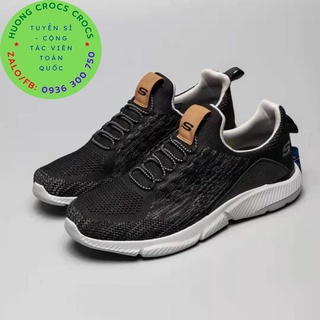Giày thể thao skechers gowalk goga max relaxed fit cho nam màu đen