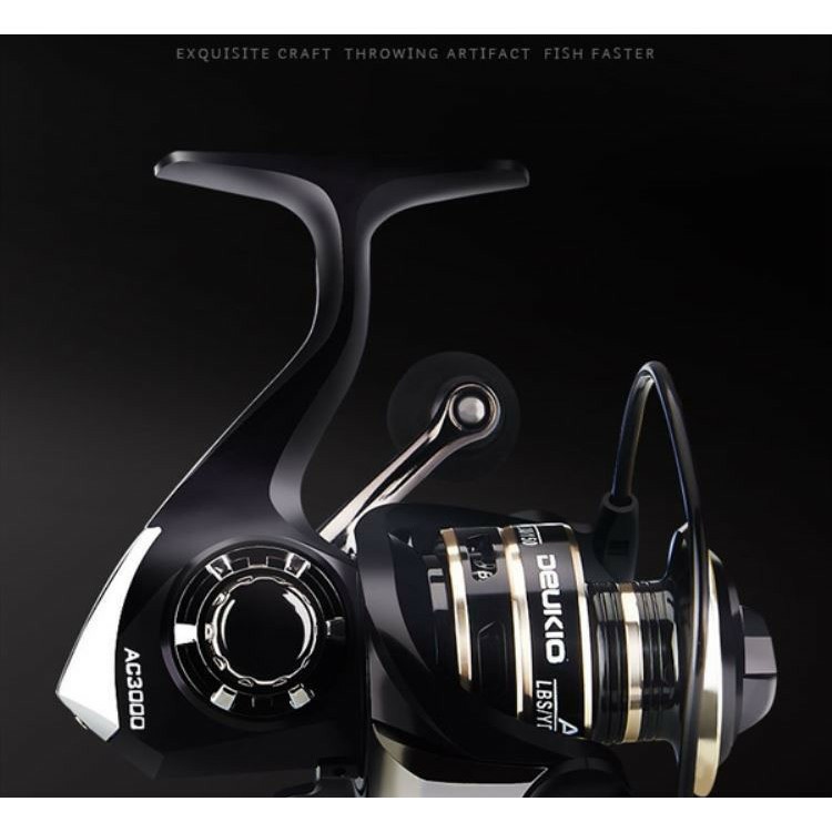 Máy Câu Cá Deukio ACTay Quay Kim Loại