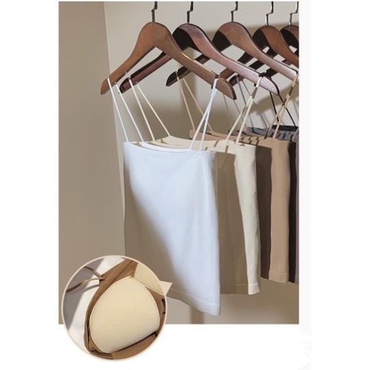 ❤️ Áo Bra Nữ Thun 2 Dây Dáng Dài Có Mút Nâng Ngực Màu Pastel Quyến Rũ 1880 ❤️