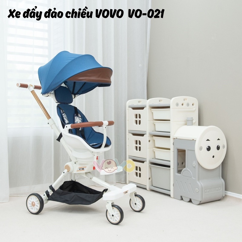 Xe đẩy đảo chiều gấp gọn Vovo VO 021