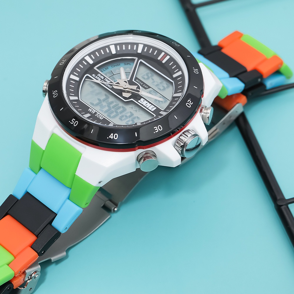 Đồng Hồ Nam Điện Tử Thể Thao Pin Nhật, Kháng Nước SKMEI - 1016CMGN - Hàng Chính Hãng