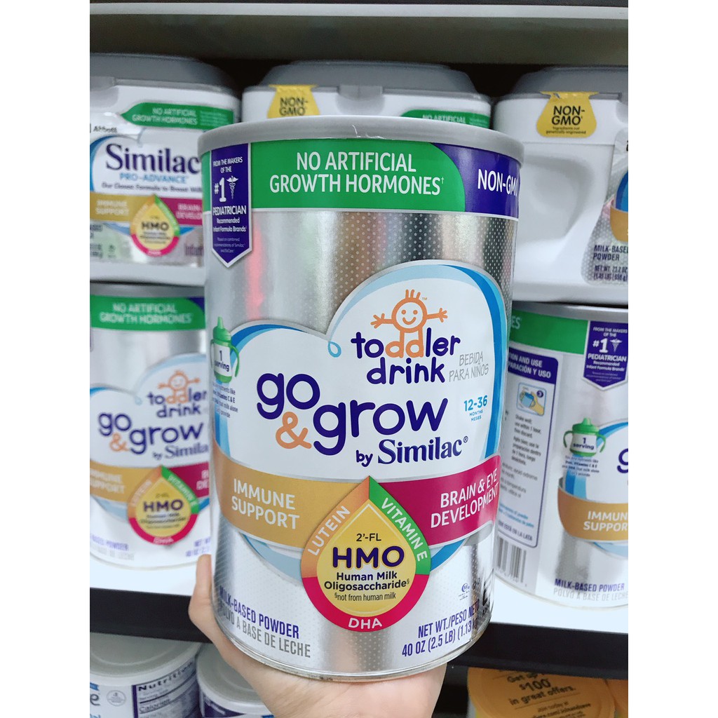 Sữa Similac Go&Grow HMO 1.13 kg - Mỹ (TỪ 12 ĐẾN 36 THÁNG)