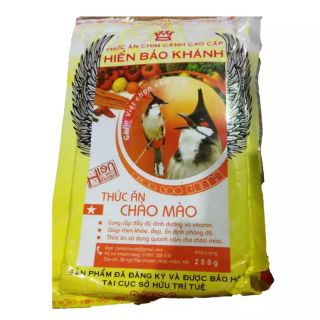 Cám Hiển Bảo Khánh Chào Mào Ổn Định (Sao) 200g - Thức Ăn Chim Cao Cấp