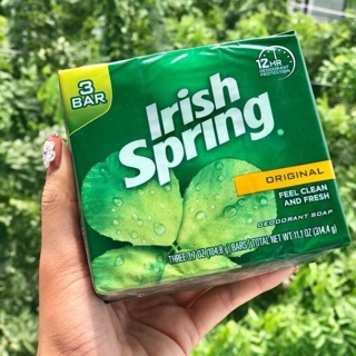 Lốc 3 cục xà bông Irish Spring Feel Clean And Fresh 🍀🍀