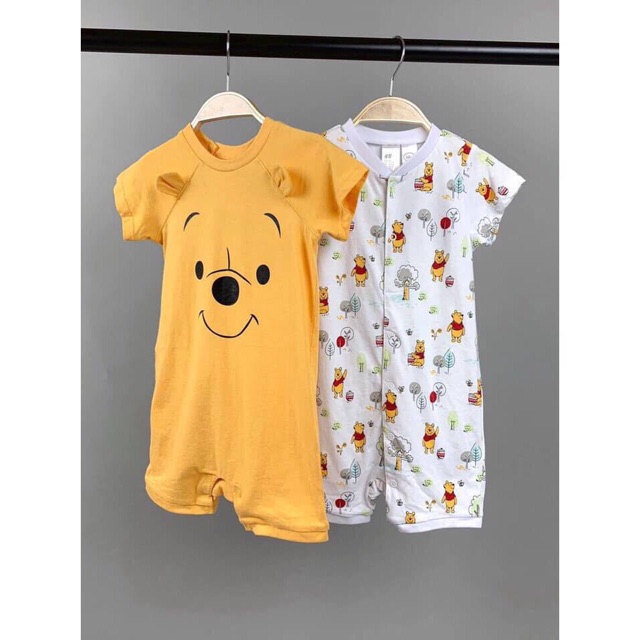 Body gấu pooh H&M cho bé 24m & 2y