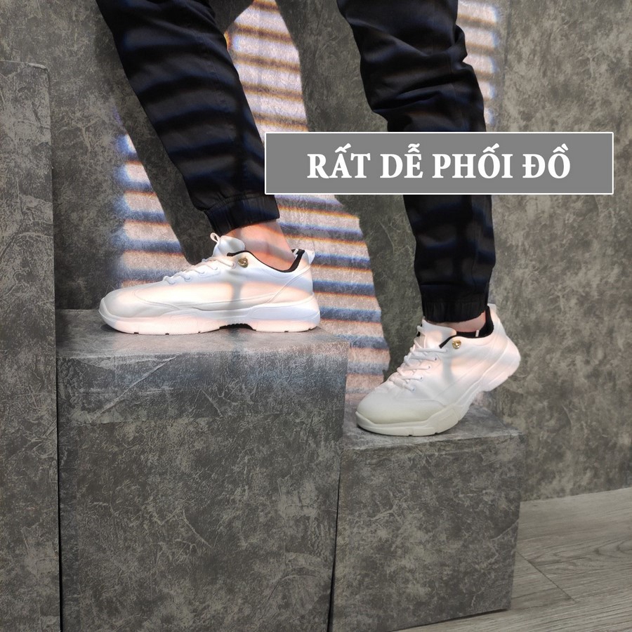 [Mã FAMALLT5 giảm 15% đơn 150K] Giày sneaker nam Muidoi G883 trắng | BigBuy360 - bigbuy360.vn