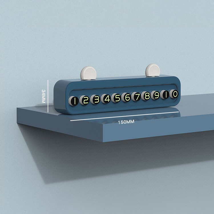 Bảng Số Điện Thoại Đỗ Xe Tạm Thời Thiết Kế Dễ Thương Tiện Dụng