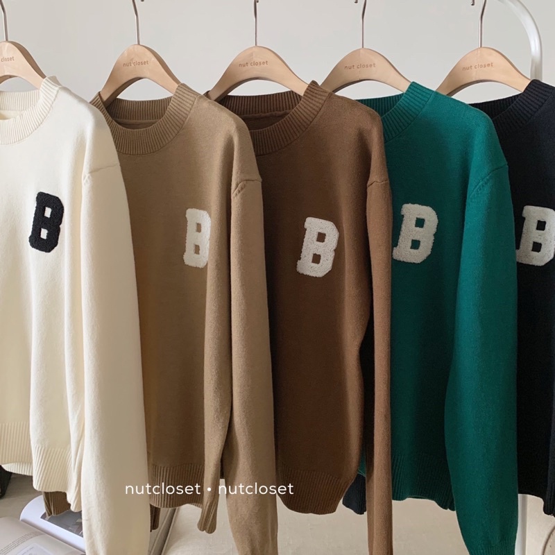 Áo len chữ B _ A0347 | BigBuy360 - bigbuy360.vn