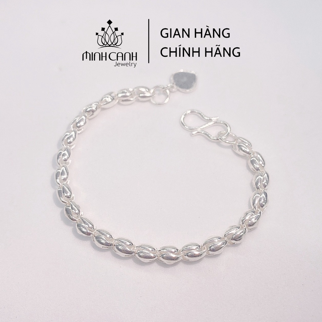 Lắc Bạc Trẻ Em Hạt Gạo Minh Canh Jewelry