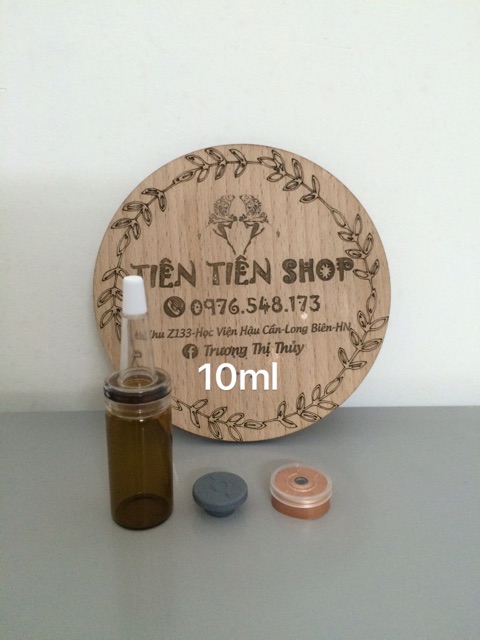 Chai thuỷ tinh bicilin nâu 5ml, 8ml, 10ml