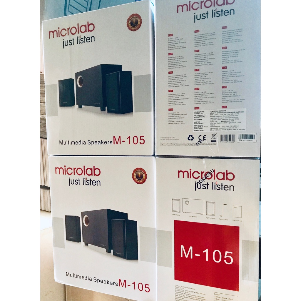 Loa Microlab M105 2.1 - chính hãng Bảo hành 2 tháng