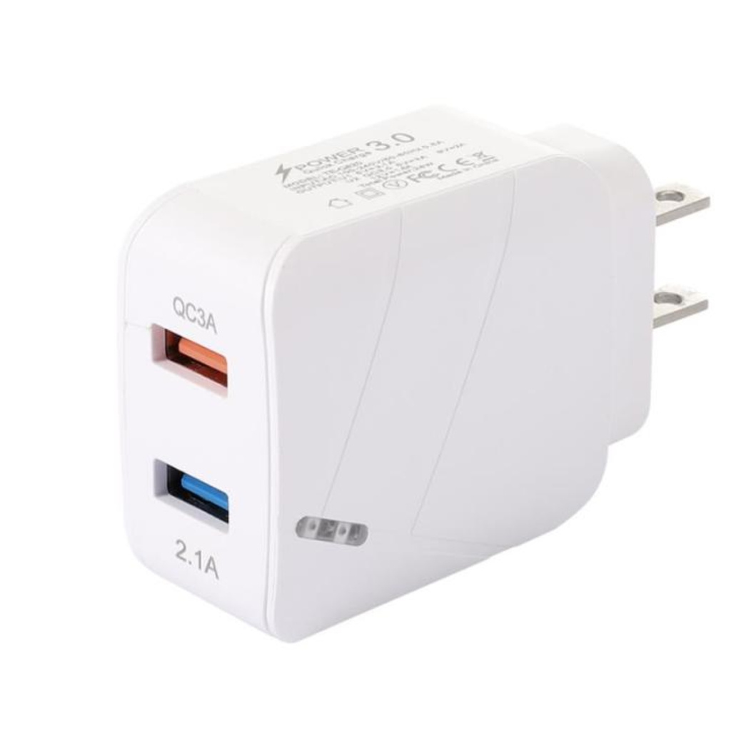 Cốc Sạc Nhanh Hai Cổng Usb 28w 3.1a Qc3.0 Cho Iphone