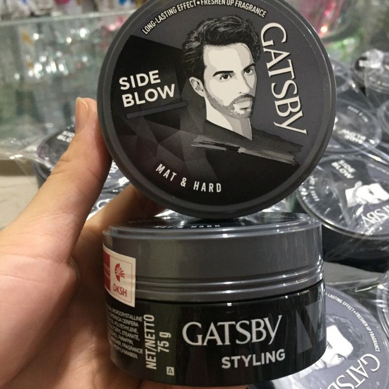 Sáp Vuốt Tóc GATSBY SIDE BLOW STYLING WAX 75g (Màu xám)