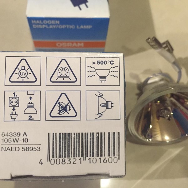 (SALE) Bóng đèn Osram 64339A 105W 6.6A dùng chỉ dẫn đường băng