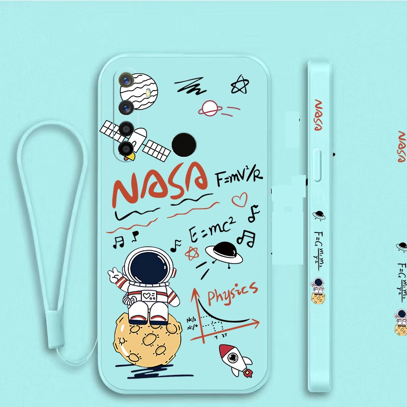 Ốp Điện Thoại Tpu Hình NASA Cho Realme 9 Pro C35 Realme 7 7 Pro 7i C17 6 Pro C15 C2 X2 XT OPPO A1K