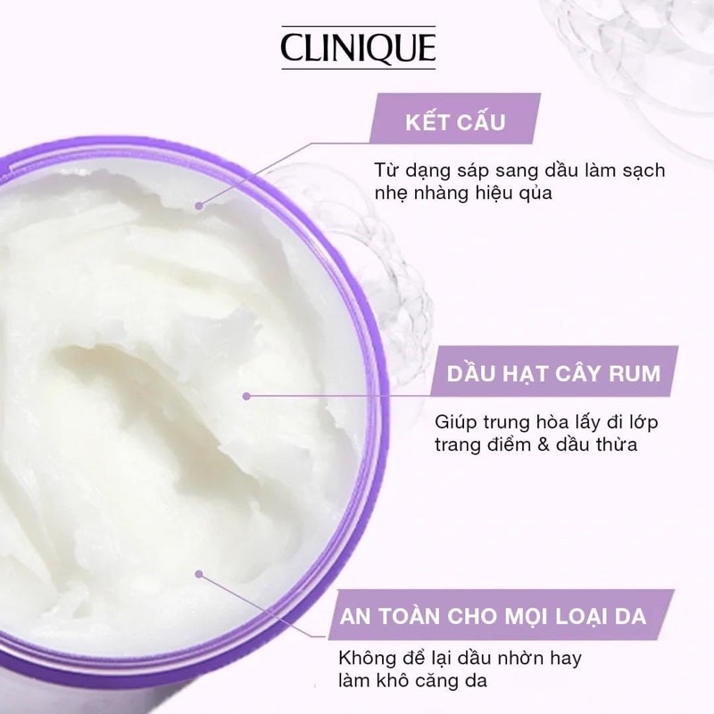 [ BiLL MỸ] Sáp tẩy trang Clinique Take The Day Of Cleansing Balm 125ml