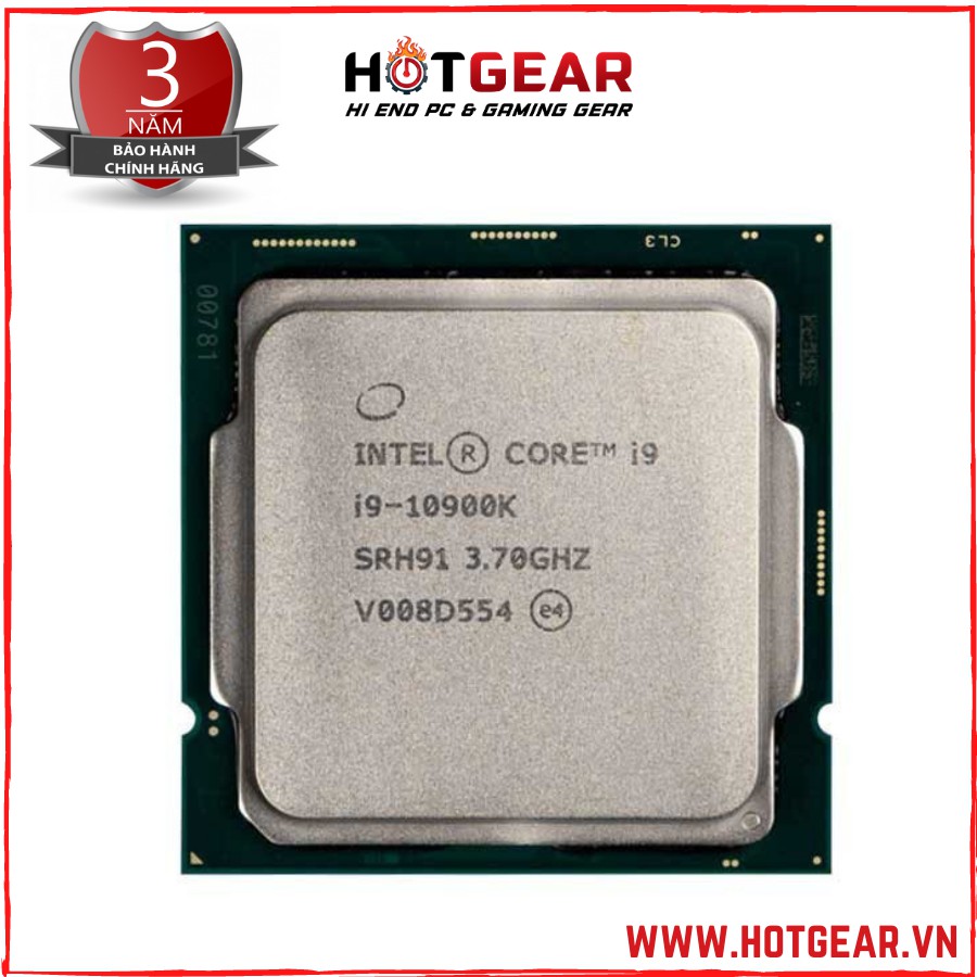 CPU INTEL CORE I9 10900k new tray (3.7GHZ TURBO 5.3GHZ / 10 NHÂN 20 LUỒNG / 20MB CACHE)