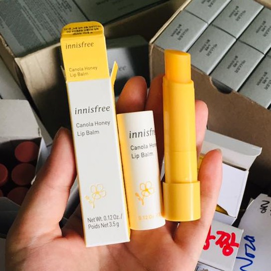 Son Dưỡng Môi Mật Ong Innisfree Canola Honey Lip Balm Stick