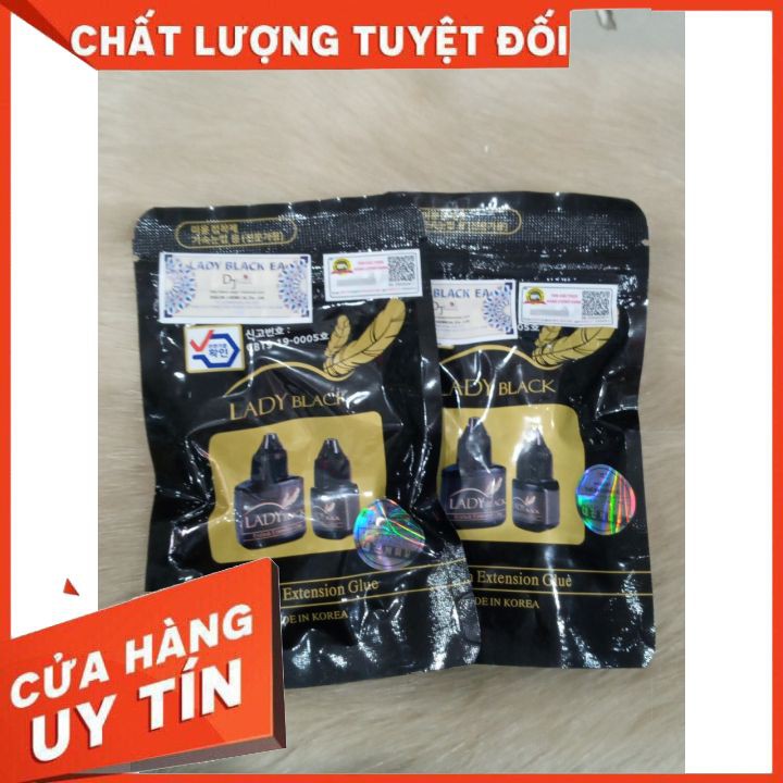 Keo nối mi Lady Black -Sky Glue 🍔 FREESHIP 🍔 nhỏ gọn, tiện lợi , chuyên dụng , thuận lợi cho dân làm  mi