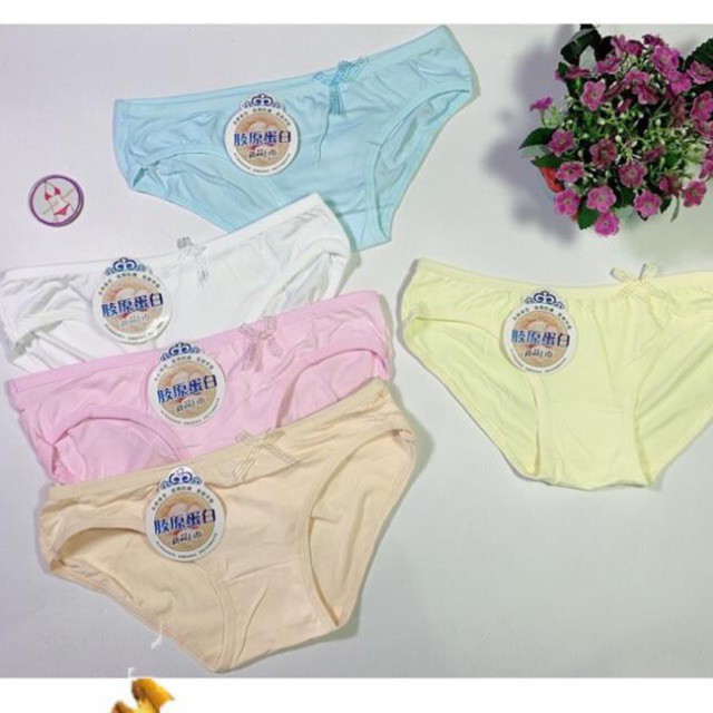 Set 10 Quần lót cotton 801 form nhỏ Học Sinh size &lt;50kg (QNR17) [Rẻ vô địch] [Chính hãng]