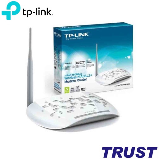 Modem ADSL Router kèm wifi TP-LINK TD-W8151N 1-port 150Mbps - chính hãng