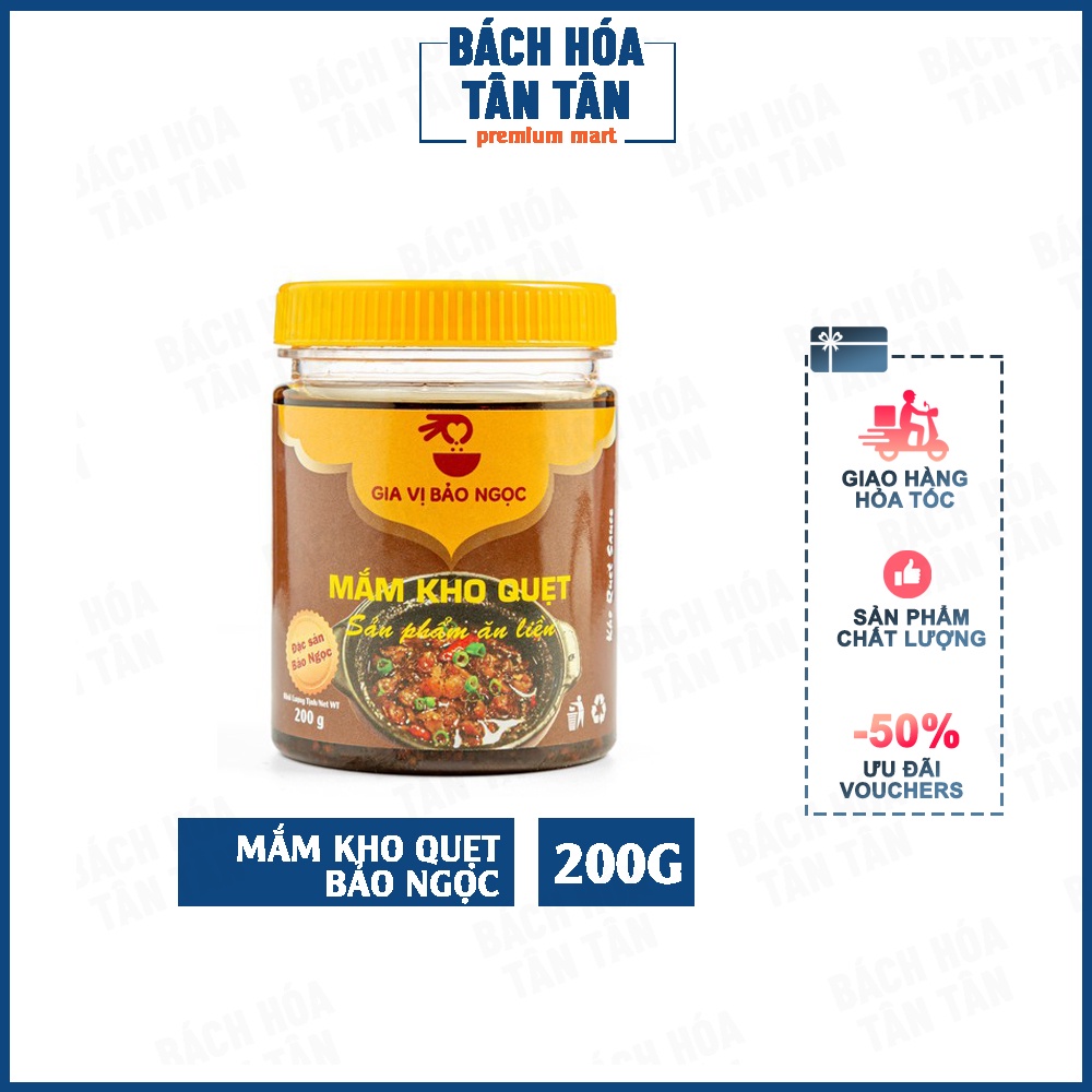 Mắm kho quẹt ăn liền hiệu Bảo Ngọc hũ 200g