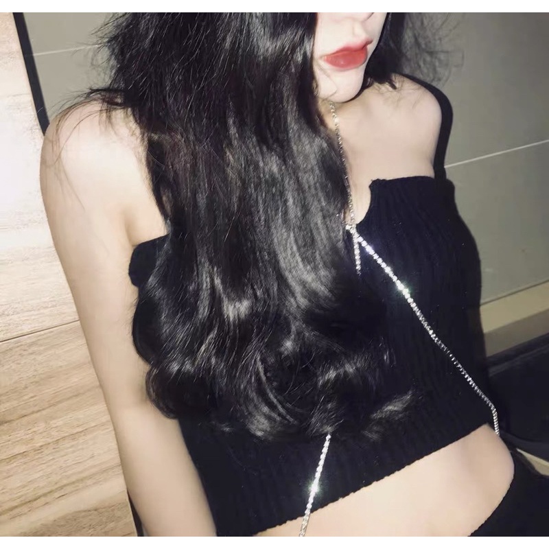 [ Nhiều mẫu ] Body chain đính đá belt, thắt eo