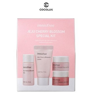 Set dưỡng trắng da Innisfree Jeju Cherry Blossom Special kit (4 items)-[COCOLUX]