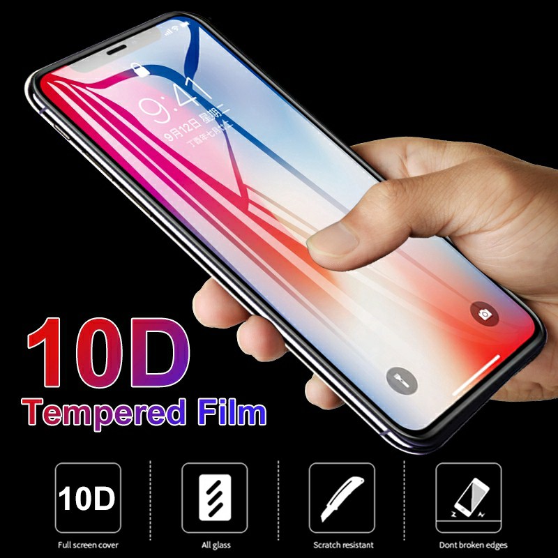 [TẶNG GIẤY LAU] Kính Cường Lực Iphone 10D FULL MÀN đủ Iphone 6 6s 6 Plus 6sPlus 8 7 Plus 8Plus X XR XS Max 11 11 pro max