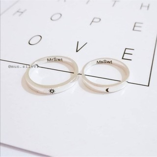Nhẫn đôi moon&sun